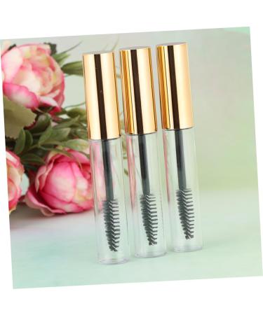 Didiseaon 10pcs Refillable Bottles DIY Mascara Empty Mascara Tube with Eyelash Wand Cosmetic Growth Fluid 1 g (Pack of 1) Golden - Buy Online on GoSupps.com