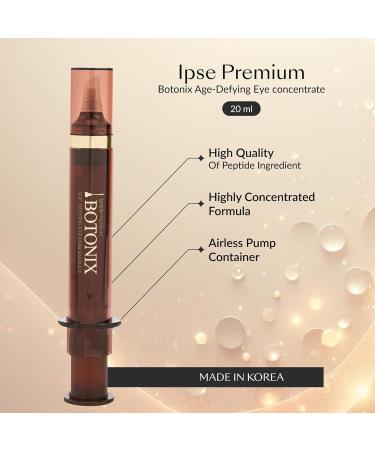 IPSE Botonix Korean 24K Gold Eye Serum - Anti-Aging Firming Treatment with SNAP-8 Complex | Reduces Fine Lines & Wrinkles | Collagen Boosting 20ml - Buy Online on GoSupps.com