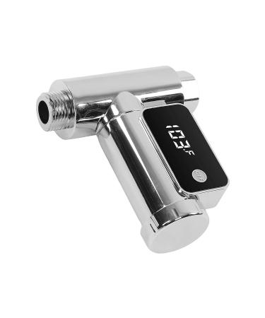 Shower Thermometer LED Display Faucet - Silver ABS PC - Bathroom 5-85 C - Buy Online on GoSupps.com