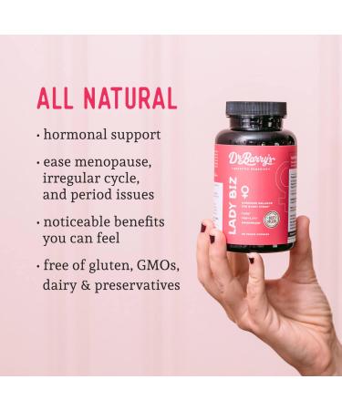 Dr. Barry's Lady Biz | Hormonal Balance & Menopause Support | Fertility & Mood | PMS Relief | 120 Capsules - Buy Online on GoSupps.com