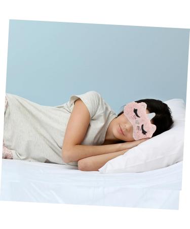 Beaupretty Cat Eye Mask - 4 Pcs Eye Protector for Men & Women | Portable Polyester in Pink & White | Perfect for Travel & Relaxation - Buy Online on GoSupps.com