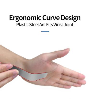 Abnii Wrist Support Brace with Metal Splint for Carpal Tunnel - Breathable Compression, Adjustable Straps - Arthritis & Joint Pain Relief - Left (L/XL) - Buy Online on GoSupps.com