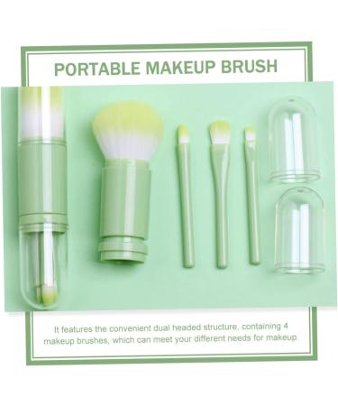 minkissy 2 Sets Telescopic Makeup Brush Makeup Dual Ended Cosmetic Brush Double Ended Makeup Brush Lip Brush Cosmetics Brush Tool Beauty Tools Artificial Fiber Double Head - Buy Online on GoSupps.com