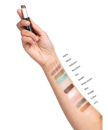 Cream Shimmer Eyeshadow Stick (Addiction) - Au Naturale Cosmetics | Eye-Brightening Makeup for Women | Easy Glide Application | International Shipping Available - Buy Online on GoSupps.com