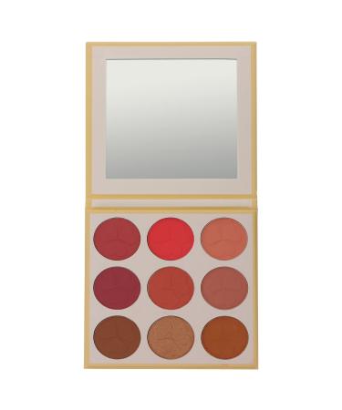 Solustre 1 piece 9 make-up palette with loose powder face make-up palette shimmering Rouge palette eyeshadow face blushed cosmetic powder powder matt powder powder powder