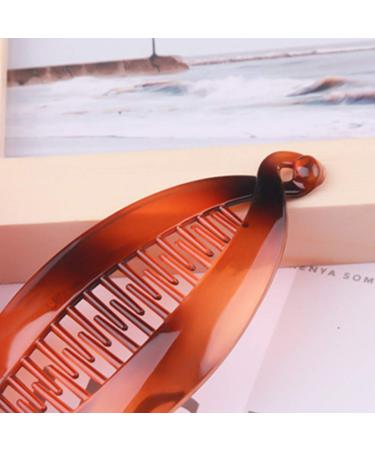 6-Pack Slipproof Banana Hairpins & Ponytail Holders - Stylish Resin Hair Clips for Women & Girls | Hair Accessories in Big Medium & Small Sizes - Buy Online on GoSupps.com