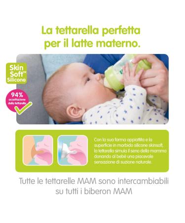 MAM Easy Start Anti-Colic Baby Bottles - 130ml 160ml 260ml | 8-Pack with Extra Soft Nipple & Sealing Discs | International Shipping Available - Buy Online on GoSupps.com