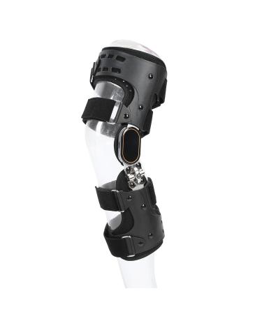ZJchao Knee Brace Support Hinge Osteoarthritis Unloader Adjustable ROM Stabilizing Knee Brace Adjustable Knee Joint Splint Arthritis Varus Valgus Orthopedic Kneepad(Right)