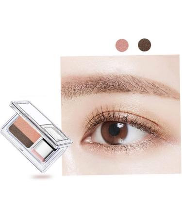 Puzzled eye shadow double colors with durable waterproof eyes for pearl camel for beginners beauty products - Buy Online on GoSupps.com
