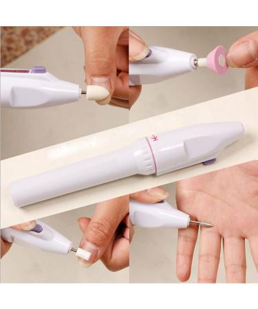 Electric Nail Drill Professional Electric Manicure Pedicure Nail File Set Portable Mini Nail Drill System Manicure Polishing Shape Tools With 5 Grinding Head 1Set Battery Not Included - Buy Online on GoSupps.com