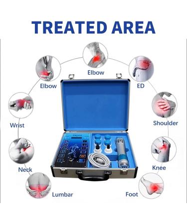 Lhlyl-DP Shock Wave Therapy Massager - 12 Pulse Modes for Plantar Fasciitis Heel Pain Tendon Inflammation & Elbow Pain - Portable & Effective Relief - Buy Online on GoSupps.com