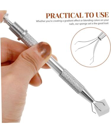 PLAFOPE 1 Set Nail Art Scratch Pen Set Nail Art Tools Manicure Tools Sponge Nail Art Pick up Tool Manicure Nail Art Tool Stainless Steel - Buy Online on GoSupps.com