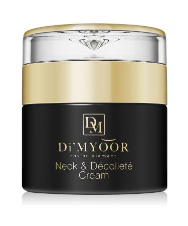 Di'myoor Neck & Dcollet Firming Cream with Caviar Element 3-in-1: Tightens Sagging Loose Skin Retains Youthful Glow Enriched with Vitamins Green Tea Almond Oil Dmae Glycolic Acid 1.7 oz.