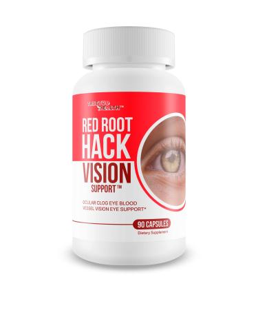 Red Root Hack Vision Supplement - Our Best Eye Pills for Ocular Clog - Vision Eye Vitamins to Improve Eyesight - Our Best Bloodflow Vision Pills Sight Care Formula with Vitamin A Lutein Zeaxanthin