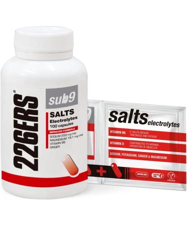 226ERS - Sub9 Electrolyte Salts Mineral Salts and Electrolytes for Athletes Ginger Dietary Supplement Vitamins & Minerals Dehydration & Cramps Gluten Free 100 Capsules - Buy Online on GoSupps.com