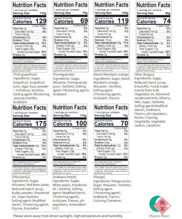 Mayca Moon Assorted Japanese Wagashi Gift Box - Yokan Jelly & Sakura Wraps - Premium International Sweets - Buy Online on GoSupps.com