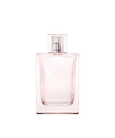 Burberry Brit Sheer Eau de Toilette Women's Floral Perfume With Notes of Black Grape Pink Peony & White Musk Long Lasting Fragrance 1.6 Fl Oz (Pack of 1)