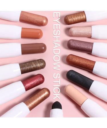  HIFFEY Double Head Eyeshadow Stick Matte Pearlescent Waterproof Long Lasting Shimmer Pencil Makeup Texture Beauty (Color : 05) - Buy Online on GoSupps.com