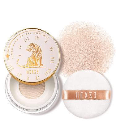 HEXZE Loose Face Powder Mineral  Mattifying Setting Powder  Blurring Pores  Baking Controls Shine  Lightweight Long Lasting 0.24 Oz  T30 Pink