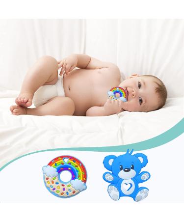 2 Pack Chew Toys for Autistic Children | Oral Motor Chewing Teether for ADHD - Blue - Buy Online on GoSupps.com