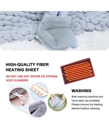 Buy Lyeiaa Electric Foot Warmers - 3 Heating Levels Super Soft & Safe Gray | Keep Your Feet Warm Anywhere! - Buy Online on GoSupps.com
