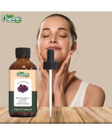  ORGANIC ZING ORGANIC ZING Black Raspberry Seed (Rubus Occidentalis) Oil | Pure & Natural Carrier Oil for Skincare and Hair Care - 30ml - Buy Online on GoSupps.com