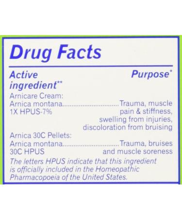 Boiron Arnicare Cream & Pellets Value Pack - Pain Relief 2.5 oz (70 g) | Natural Arnica Gel - Buy Online on GoSupps.com