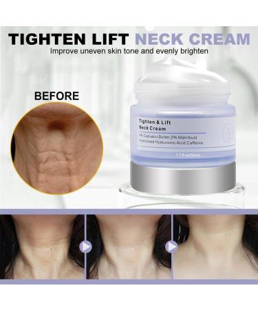 HASAIKA Firming and Lifting Neck Cream Neck Firming Cream that Smoothes Fine Lines and Improves the Appearance of Loose Sagging Skin (50ml) - Buy Online on GoSupps.com