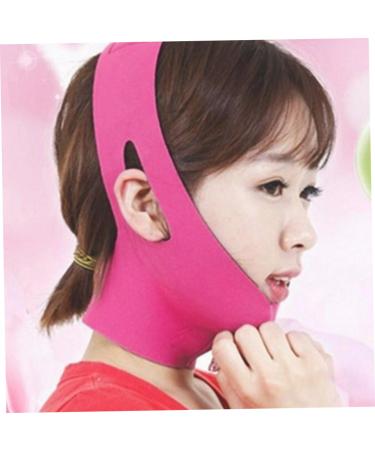 Face Slimming Strap & Mask - Double Chin Reducer for Women | Thin Neck Facelift | Rose Red - Buy Online on GoSupps.com