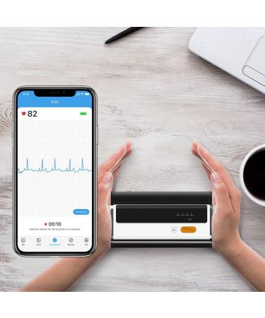 Wellue Armfit Plus Blood Pressure Monitor with EKG | Upper Arm Cuff BP Machine | Normal Heart Rhythm Check in 30 sec | Bluetooth & Free App for iOS Android - Buy Online on GoSupps.com