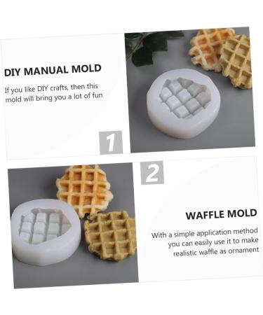 OUNONA 1pc Epoxy Mold Tape Measure Holder Candle Molds Making Model Waffle DIY Ginger Plate Silicone Soap Molds Resin Silicone Mold Cookie Aromatherapy Silica Gel Decorations White - Buy Online on GoSupps.com