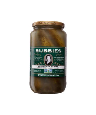 Bubbies Pure Kosher Dill Pickle 33.0 OZ(Pack of 1)