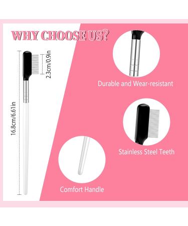 Professional Metal Eyelash Comb & Separator Tool | Eyelash Curler & Definer with Stainless Steel Teeth | Eyebrow Makeup Cosmetic Tool for Women & Girls - Shop Internationally - Buy Online on GoSupps.com