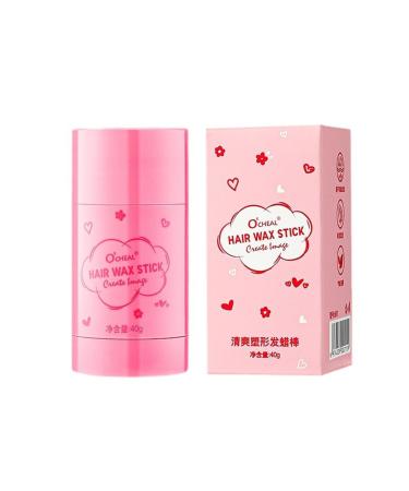 Hair Wax Stick for Broken Hair, Non-Greasy Refreshing Styling Cream for Curly Fluffy Hair, Hair Edge Control, 40g