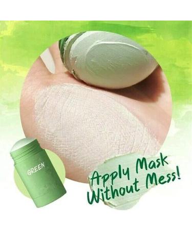 Green Tea Face Mask Clay Stick - Blackhead Remover & Moisturizing Skin Care | Deep Cleanse for All Skin Types - 3PC - Buy Online on GoSupps.com