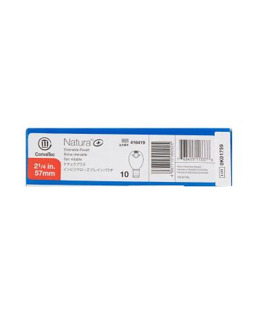 Buy Convatec Natura Filtered Ostomy Pouch - 416419BX 2-1/4" Flange (57 mm) - Red 10 Each/Box | International Shipping Available - Buy Online on GoSupps.com