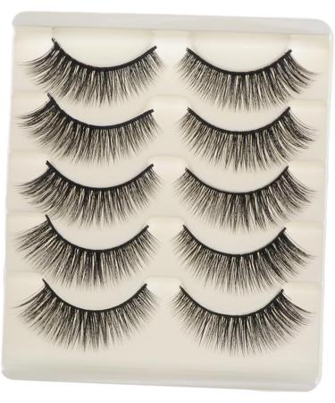 minkissy 15 Pairs Strip Fake Lashes for Women Fake Lashes for Girls Natural Lashes Soft Light Fake Lash Cat Eye Lashes 3d Lashes Natural False Lashes Faux Lashes 5d Eyelash Material - Buy Online on GoSupps.com