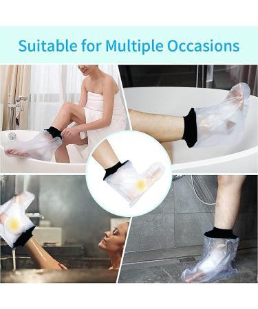 Adult Waterproof Foot Cast Cover - Shower Protector for Bandages & Plasters (Foot) - Buy Online on GoSupps.com