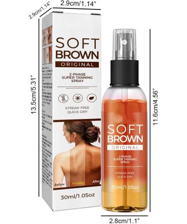 VYOFLA Tanning Oil Spray - 2022 New Natural Sunless Tan, Moisturizing & Rapid Tanning Intensifier - Body & Face - 2*PCS - Buy Online on GoSupps.com