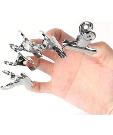 Nail Art Accessories Nail Extension Tool Manicure Clips 5pcs Silver for Thin Nails for Long Nails - Buy Online on GoSupps.com