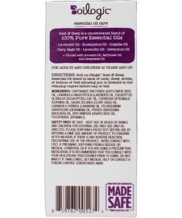 Rest & Sleep Essential Oil Roll-On | Soothing Aromatherapy for Peaceful Sleep | International Shipping Available - Buy Online on GoSupps.com