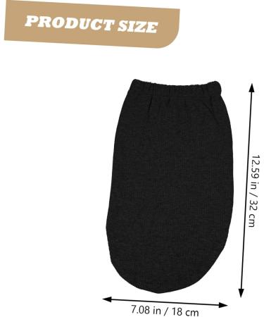 SUPVOX Foot Fracture Nursing Socks | Extra Wide Ankle Support for Men | Swelling Relief & Warm Care | Gypsum Sock | Black - 32x18x0.8cm - Buy Online on GoSupps.com