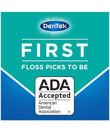 DenTek Comfort Clean Sensitive Gums Floss Picks 75 Count (Pack of 6) - Gentle Dental Floss for Sensitive Gums - Buy Online on GoSupps.com