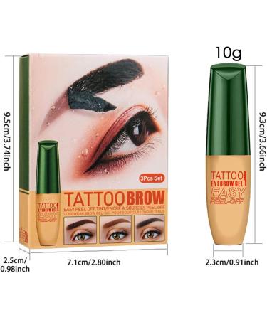  Ziennhu Waterproof Eyebrow Gel Kit - Brown Mascara Volume Tint Long Lasting Eyebrow Gel For Full And Shape Eyebrows And Eyelashes Professional Eyebrow Tint - Buy Online on GoSupps.com