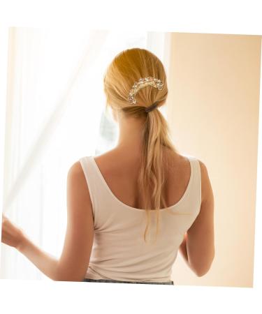 minkissy Hair Jewelry Wedding Accessories for Brides Rhinestone Hair Comb Hair Side Combs Decorative Hair Combs for Women Accessories Comb Headband Ponytail Miss Rhinestones Petal - Buy Online on GoSupps.com