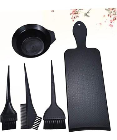 FRCOLOR 5 Pieces Hair Dye Make Yourself Brush Applicator for Hair Colour Hair Dye Brush Balayage Board Long Tool Hair Dye Set Painting Board Mixing Applicator Brush Oil Bowl Comb Suite - Buy Online on GoSupps.com