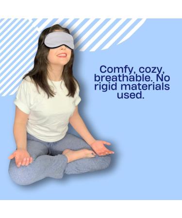 Buy 3 Pack Sleep Eye Mask - Breathable Silk & Mesh Light Blocking & Adjustable for Men & Women - Comfortable Headache Relief (Black Gray - Buy Online on GoSupps.com