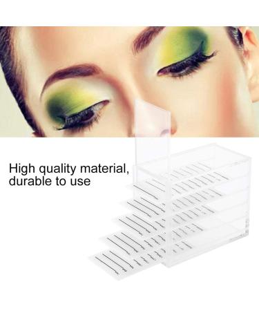 Premium 5-Layer Eyelash Storage Box | Clear False Eyelash Organizer & Makeup Display for Extensions - Buy Online on GoSupps.com