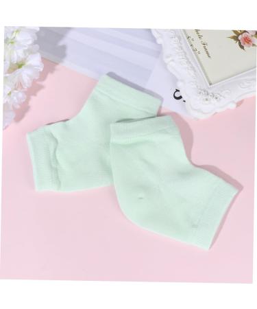 Mikinona 2 Pairs Gel Socks Sprouts Clips Dry Feet Socks Lotion Socks Heels for Men Foot Heel Sleeves for Cracked Heels Heel Socks Men Sock Spa Socks Ankle Socks Toeless Socks - Buy Online on GoSupps.com