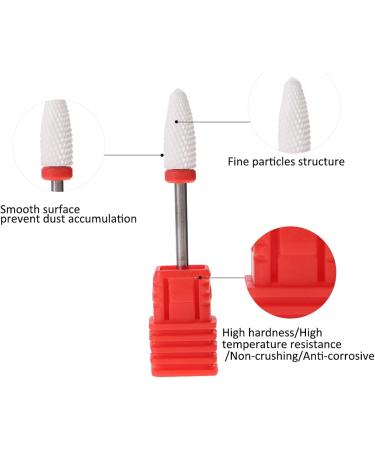 Lightweight Portable Nail Ceramic Grinding Head Ceramic Nail Drill 4 Types for Professional Home Use (BROLEOxtk1fi0m82-04) - Buy Online on GoSupps.com